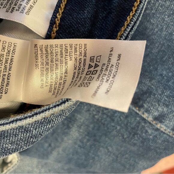 Lucky Brand Mid Rise Sweet Crop Jeans Mid Rise Dark Wash Size 6/28 NWT - Picture 5 of 5